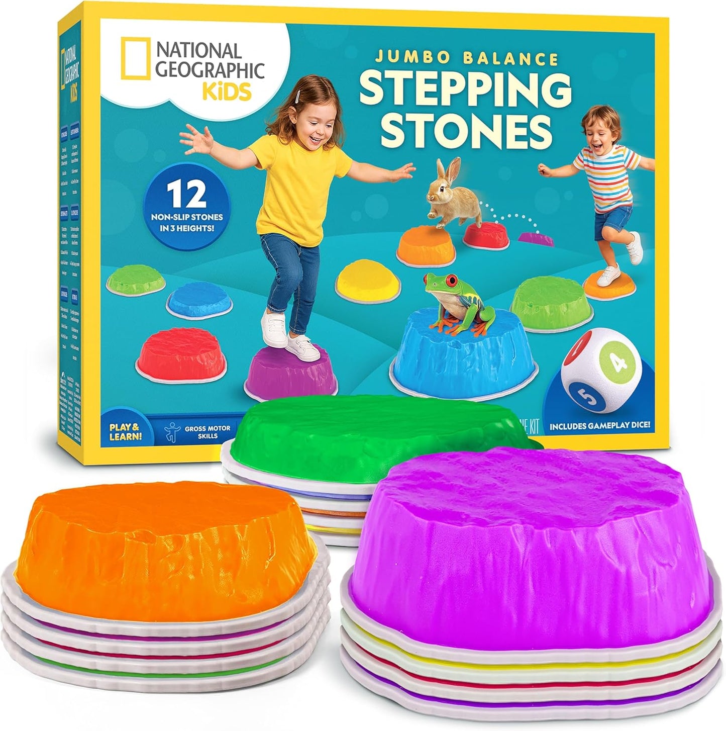 National Geographic Kids - Piedras de equilibrio gigantes para niño...