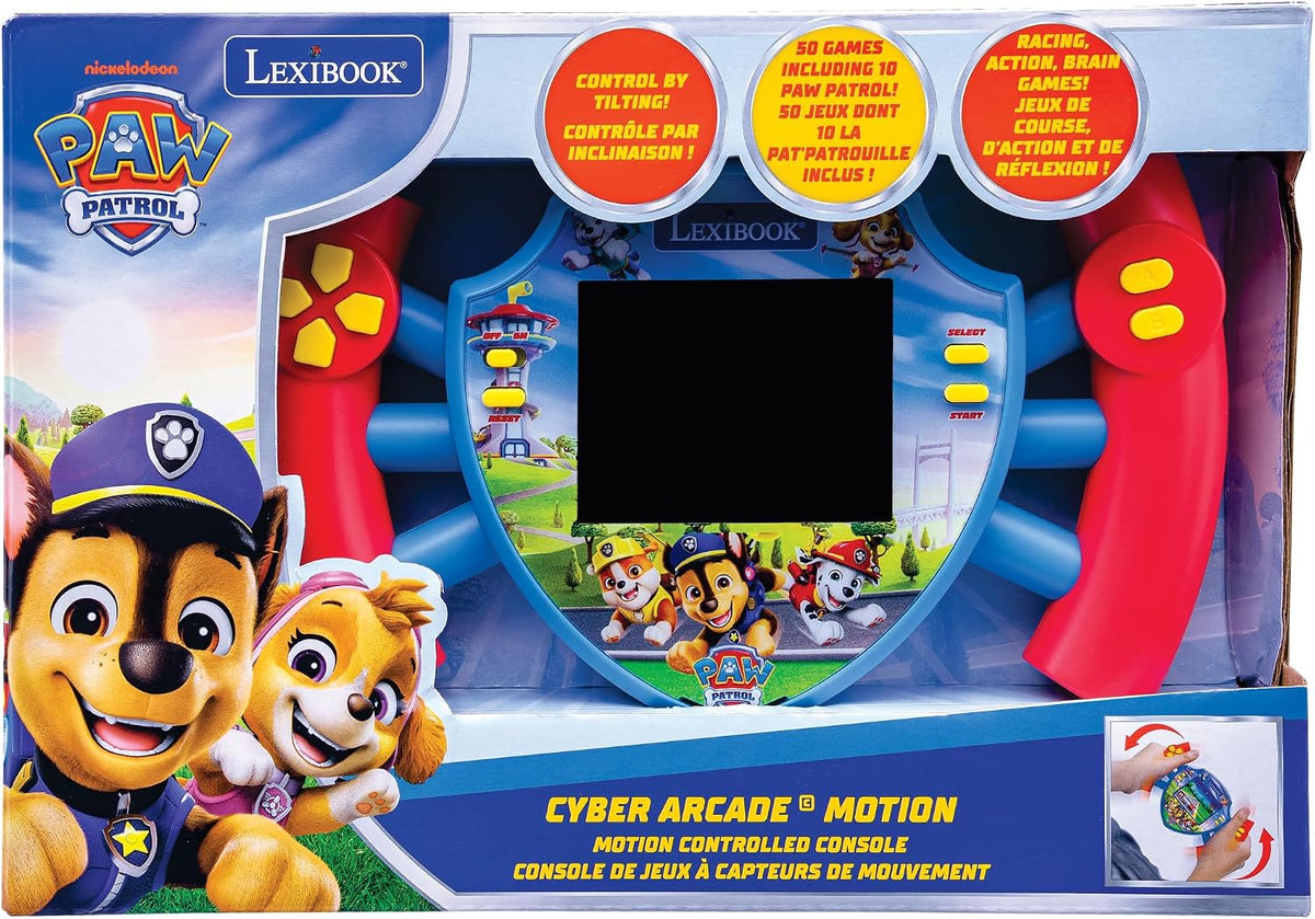 Lexibook, Consola Paw Patrol Cyber Arcade Motion® con control de ge...