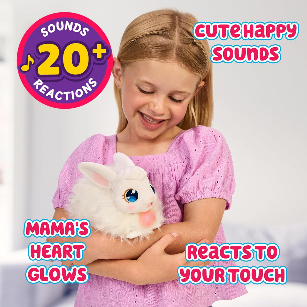 Little Live Pets Set de Juguetes de Conejo Mama Surprise, Conejera...