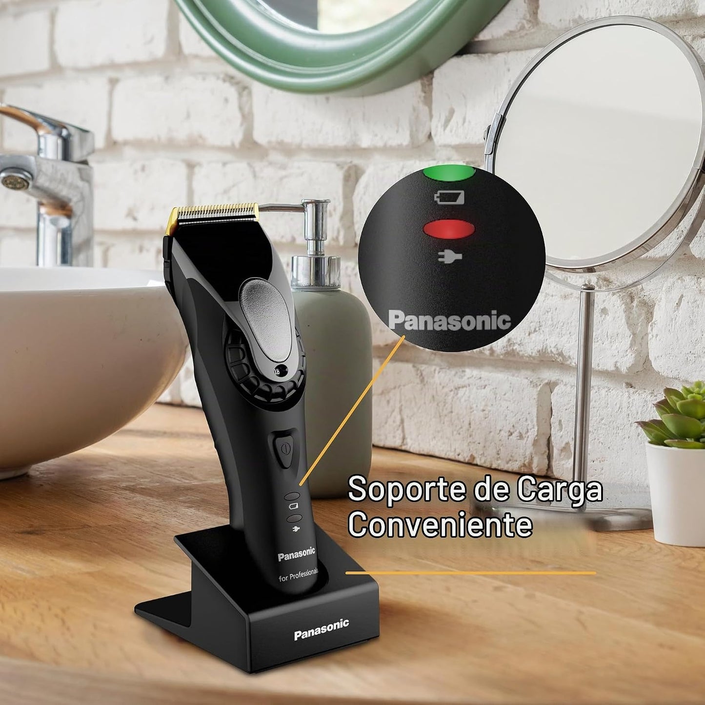 Panasonic ER-GP80 K Máquina de cortar pelo profesional | Cortapelos...