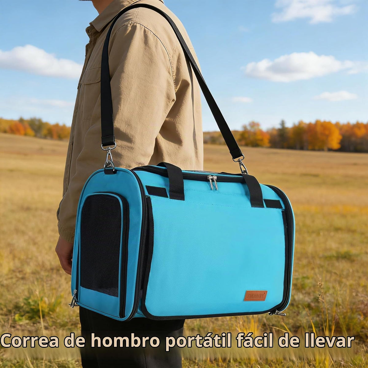 TWDEPART Mochila transportadora para gatos, multifuncional, firme y...