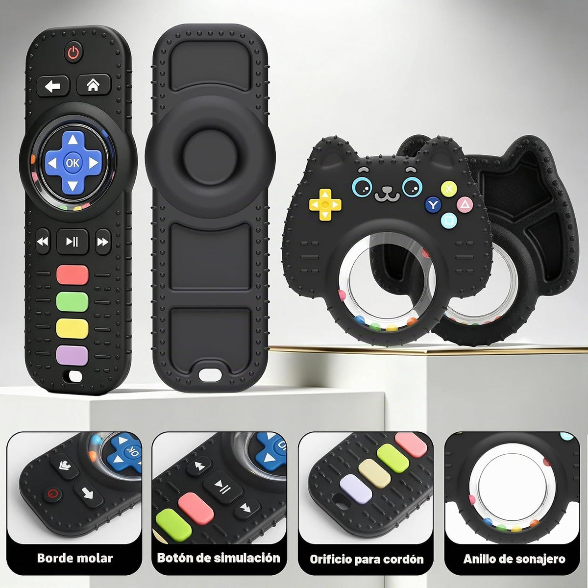 Chuya Baby Toys Baby Toys Juguetes de dentición con control remoto,...