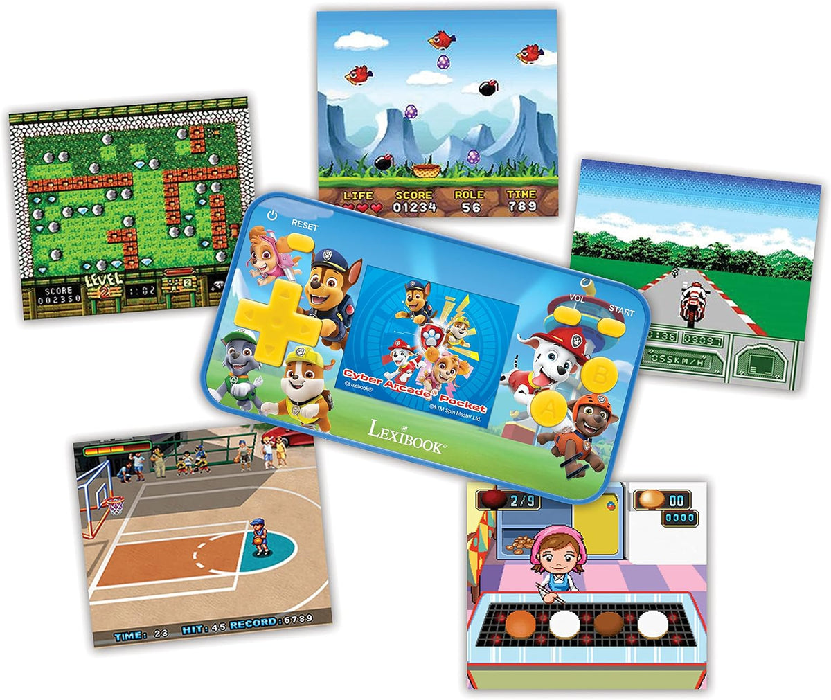 Lexibook Paw Patrol Chase - Consola de juegos portátil de bolsillo...