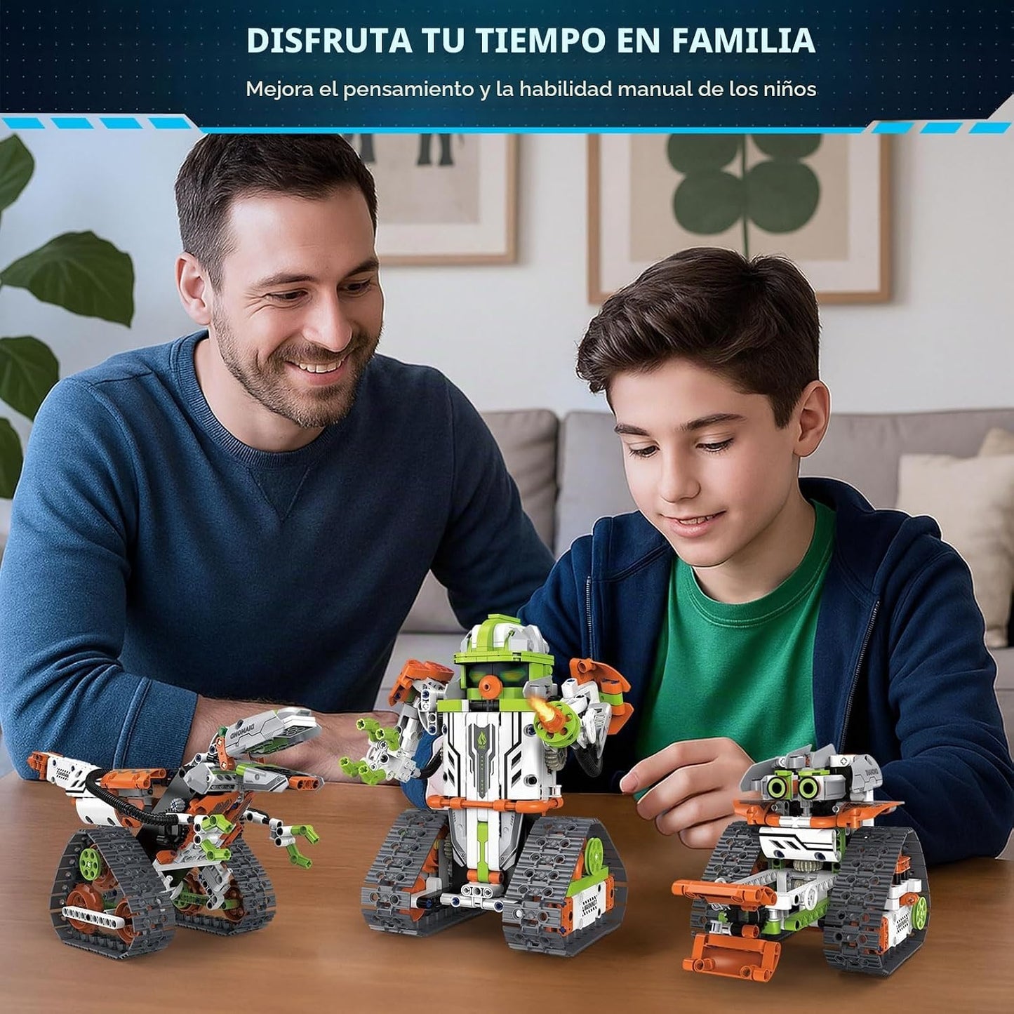 OUTOGO STEM Robot Kit de construcción con control remoto para niños...