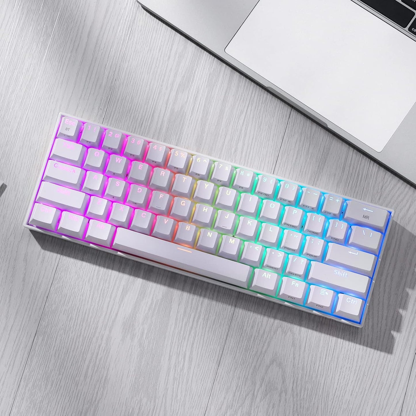 Redragon K530 Draconic - Teclado mecánico inalámbrico y compacto en...