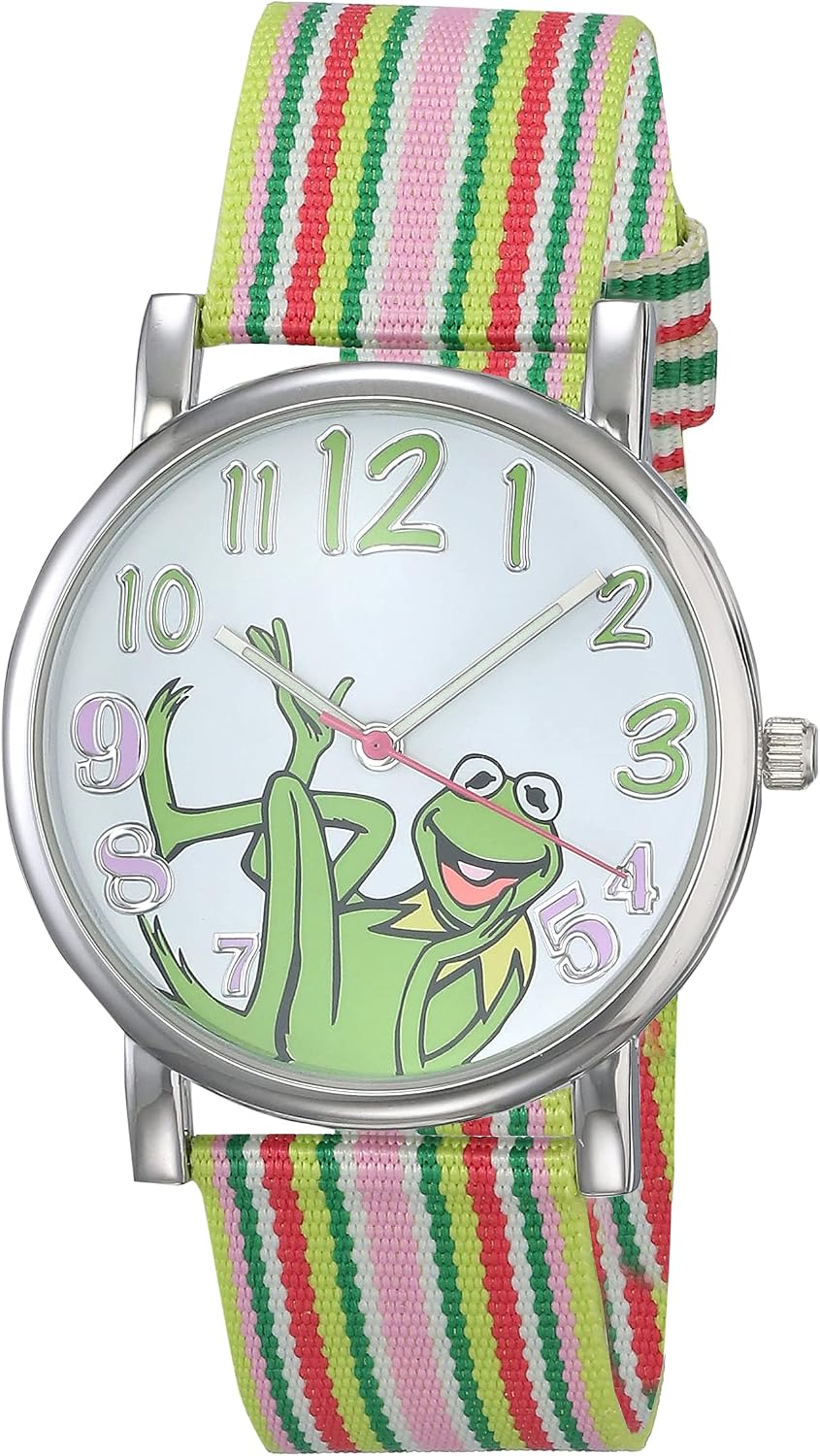 Accutime Muppets MU1010 Kermit the Frog Dial Reloj multicolor con c...