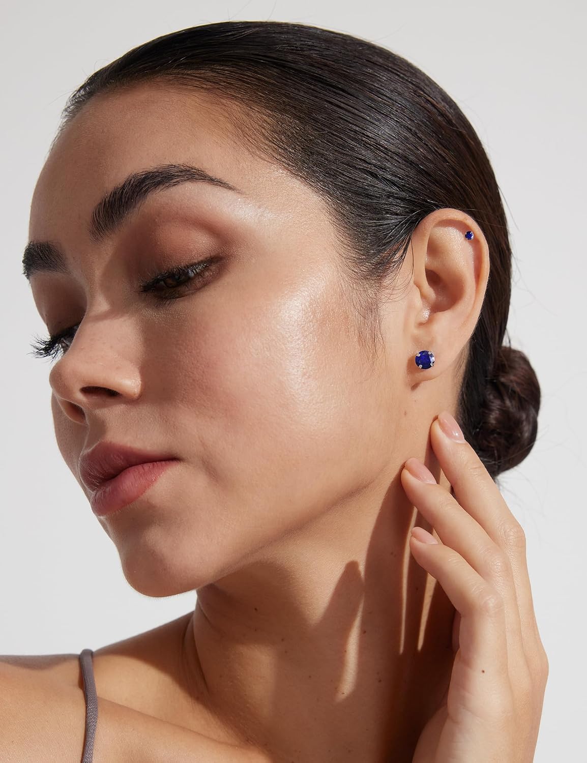 Juego de 6 pares de aretes, aretes hipoalergénicos de circonita cúb...