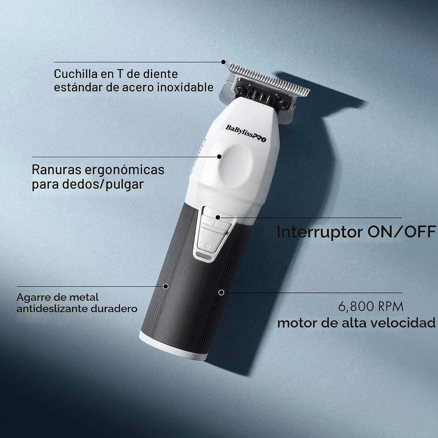 BaBylissPRO COREFX Cortapelos de rendimiento profesional