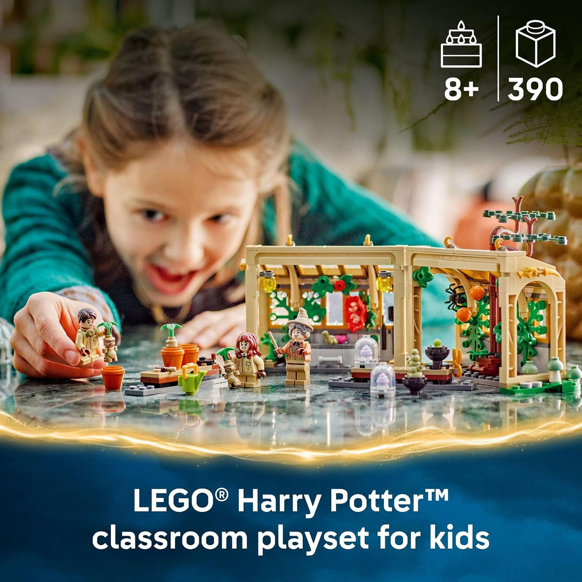 LEGO Harry Potter Hogwarts Castle: Herbology Class Juguete para Niñ...