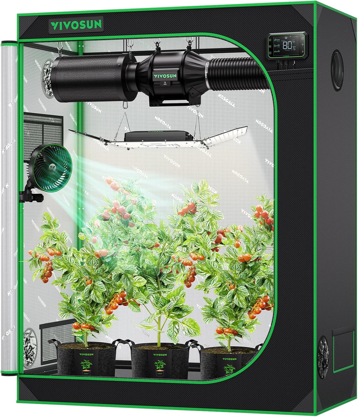 Tienda para cultivo hidropónico de polietilentereftalato Vivosun de...
