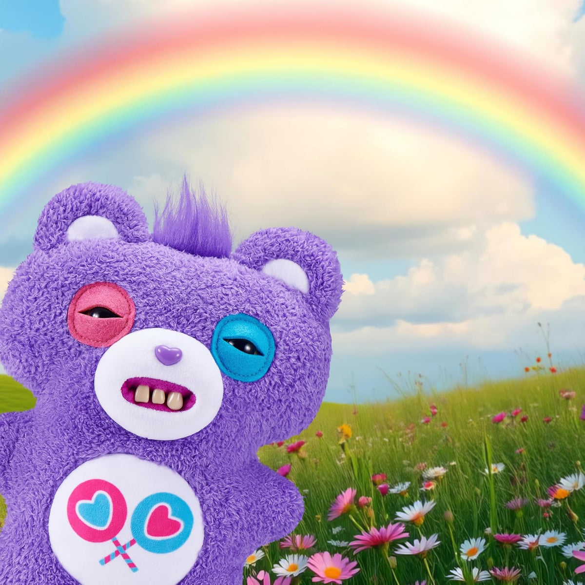 Fuggler Care Bears Juguete de Peluche de 9 Pulgadas (Share Bear) po...