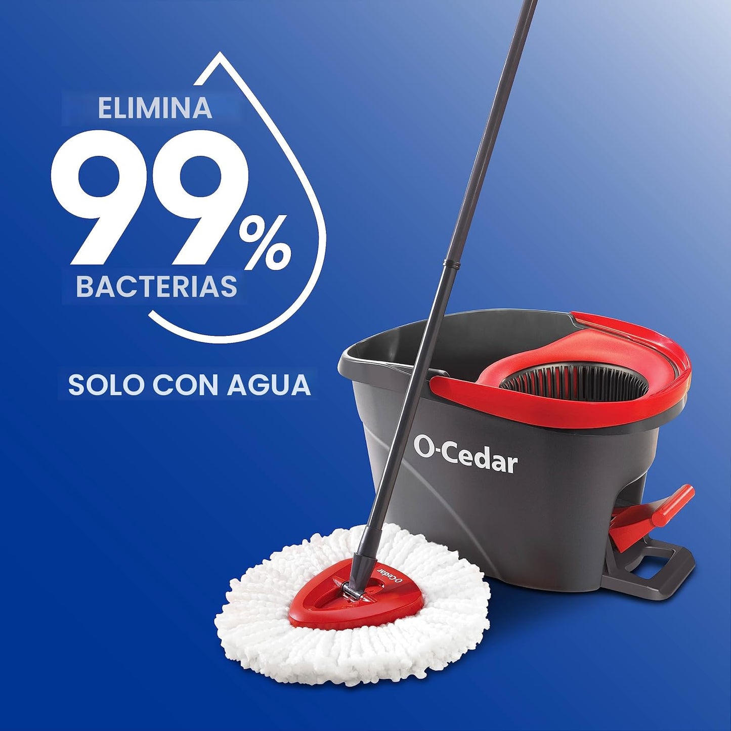 O-Cedar EasyWring - Sistema de limpieza de suelos con balde y frego...