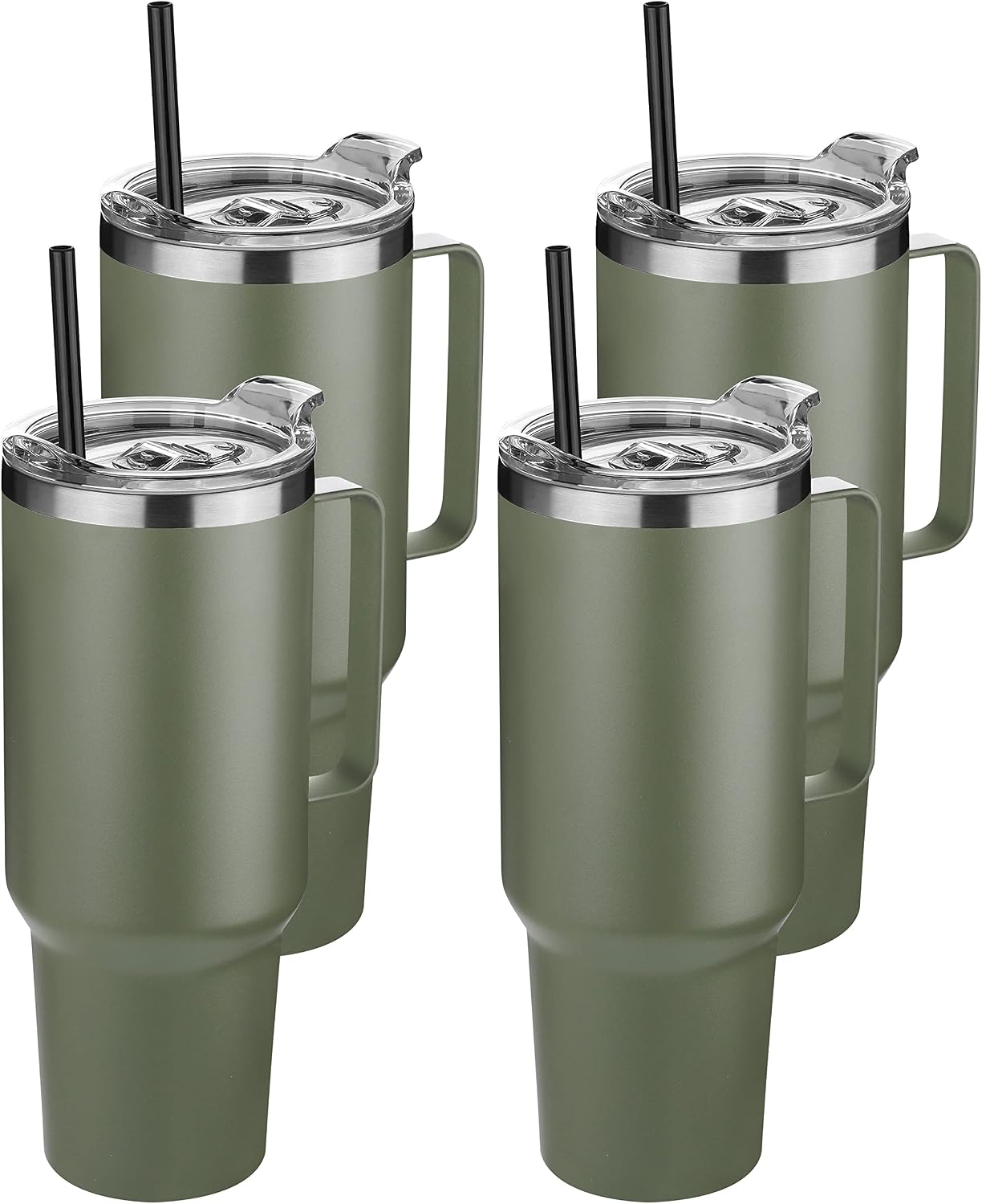 HASLE OUTFITTERS Vaso de 40 onzas de acero inoxidable con asa, vaso...