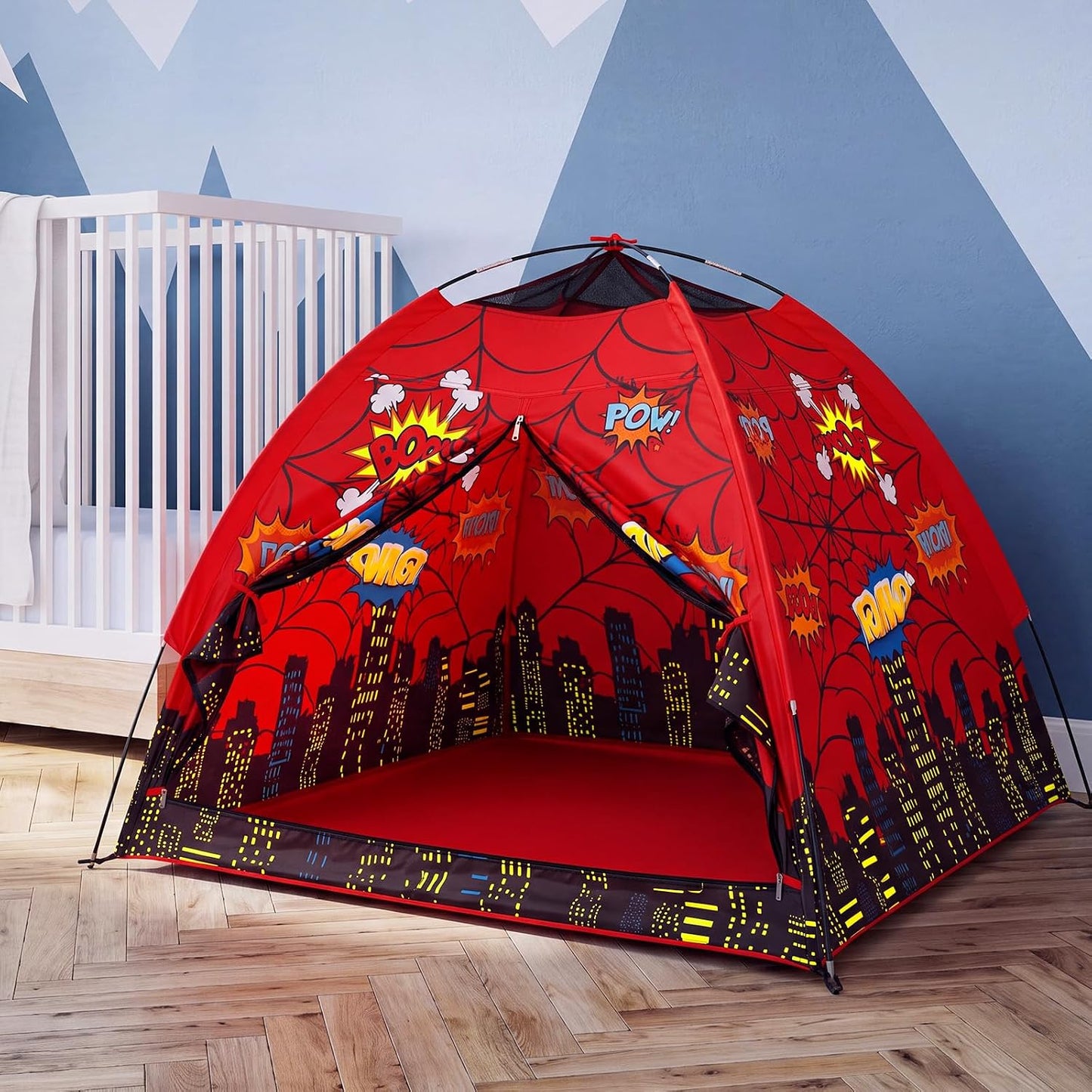Yoojahow Tienda de campaña de juego de araña para adultos, tela de...