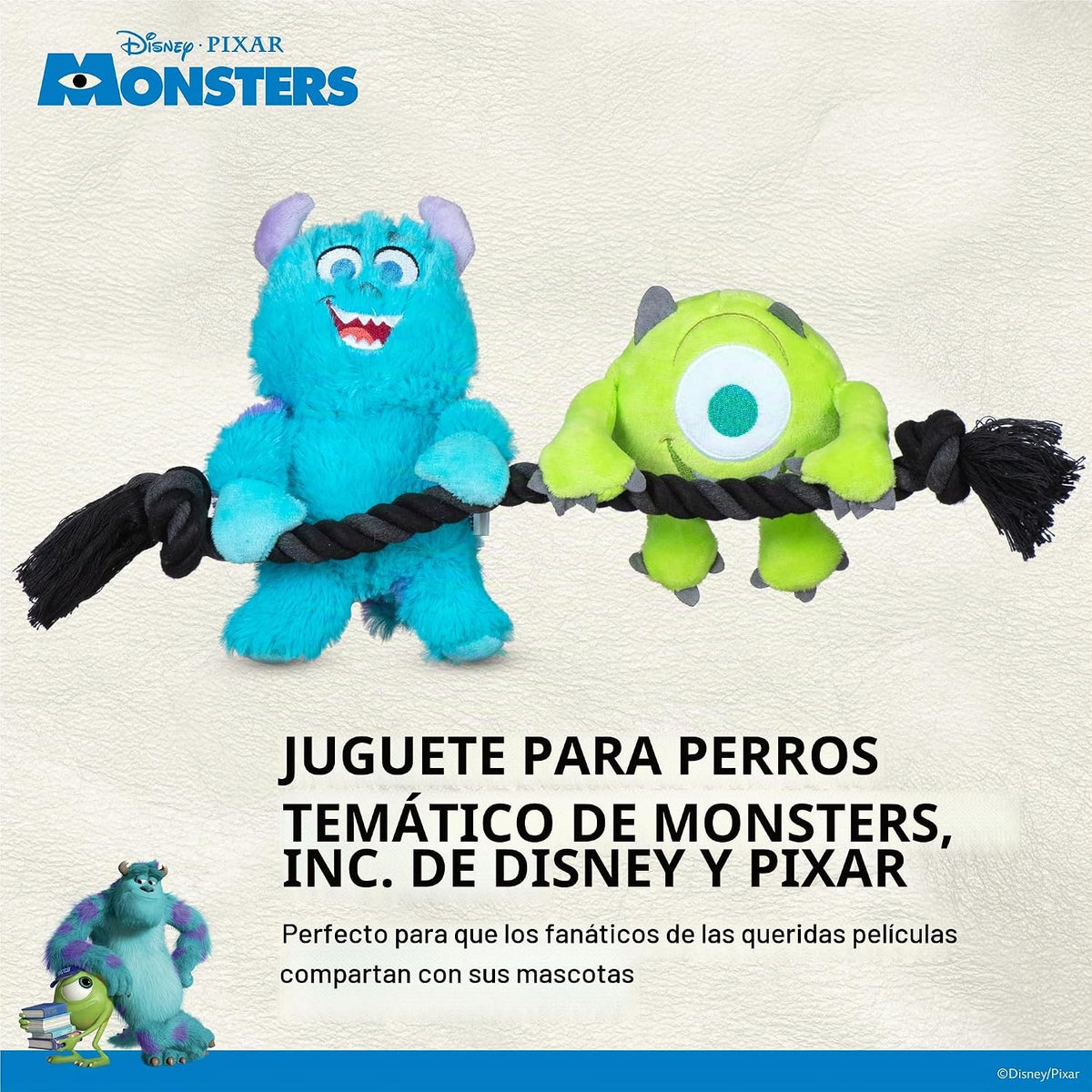 Disney Juguete de cuerda para mascotas Pixar's Monsters, Inc.,...