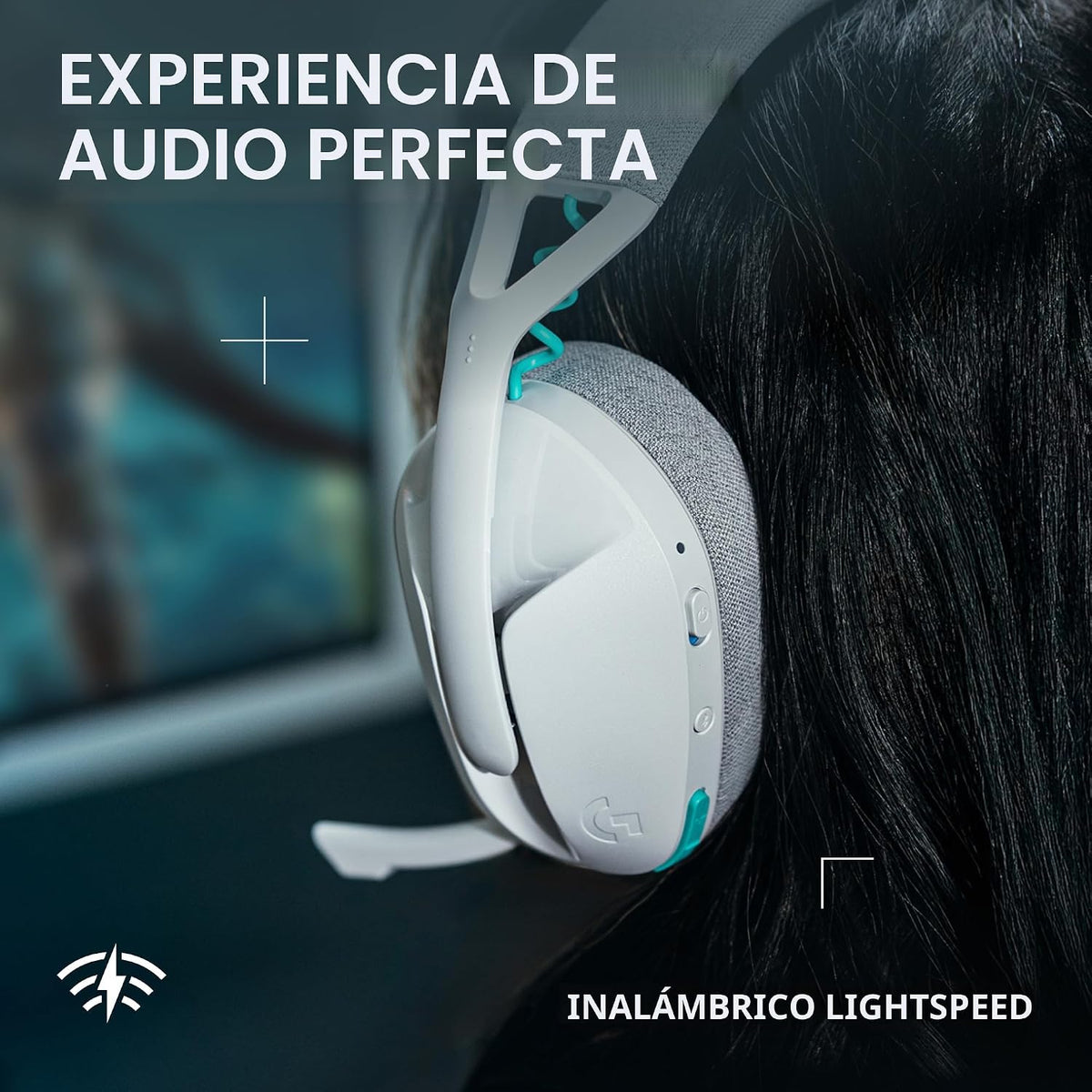 Logitech G 321 Lightspeed Auriculares inalámbricos Bluetooth para j...