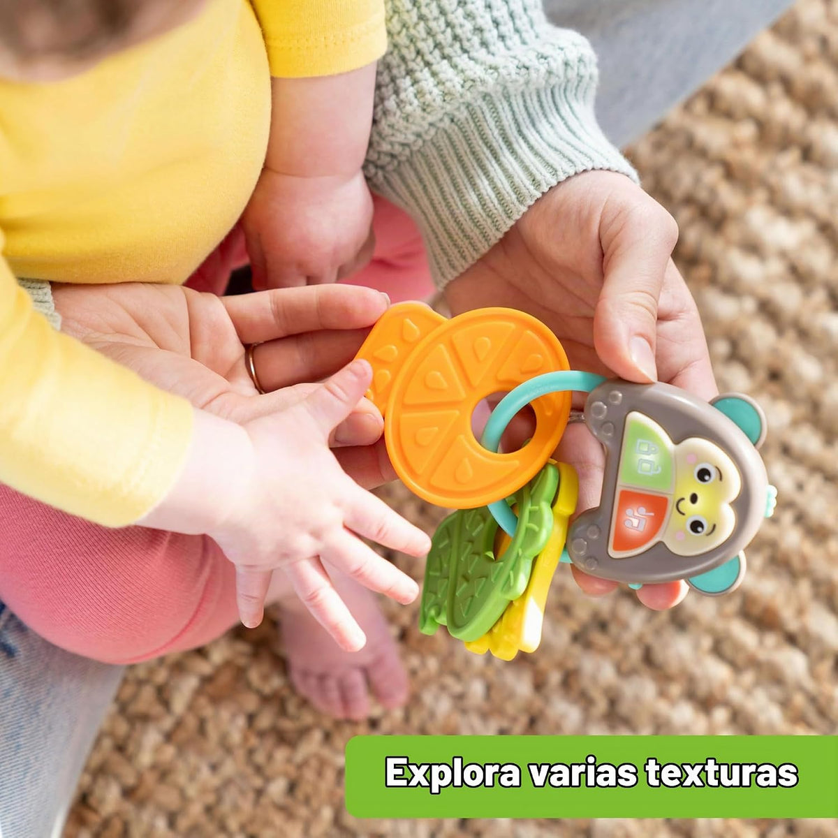 Bright Starts Set de Regalo Safari Sounds, Paquete de 2 Juguetes pa...