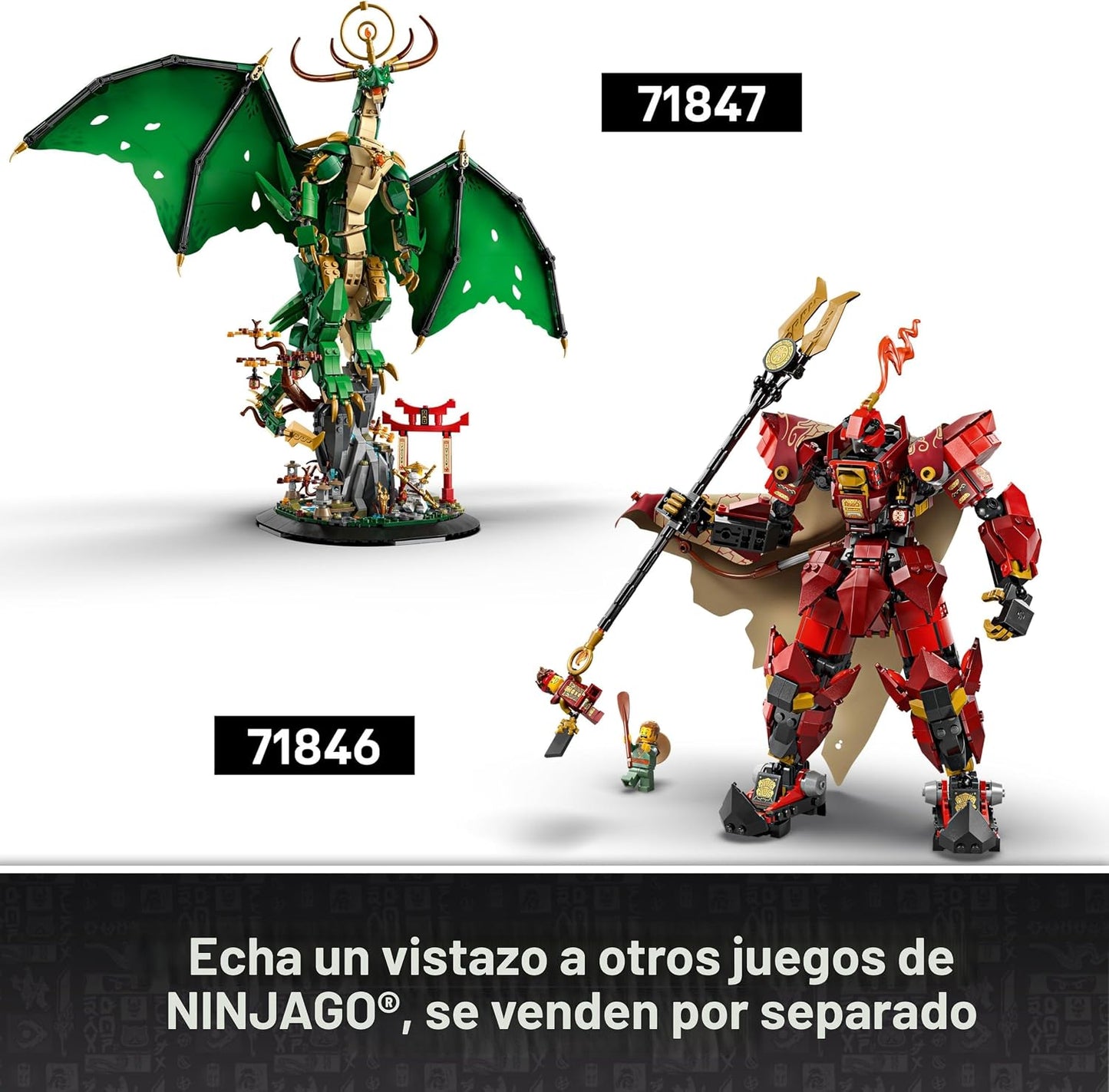 LEGO NINJAGO - Juego de construcción de The Fire Knight Mech - Kit...
