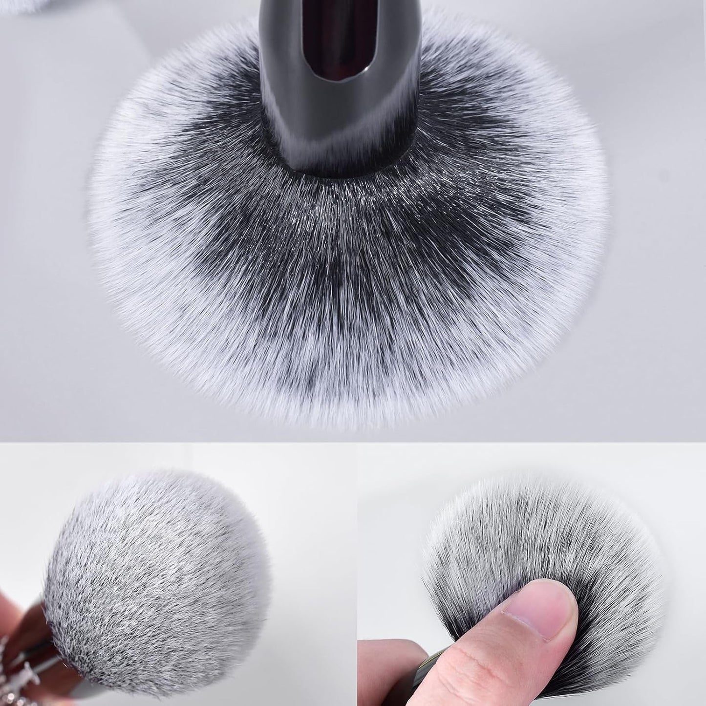 Bueart Design Juego de 16 brochas de maquillaje con soporte clásico...