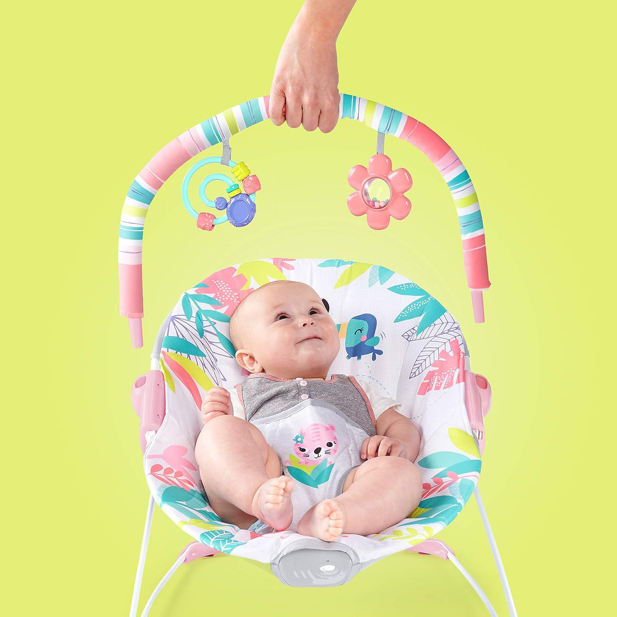 Bright Starts Baby Bouncer Soothing Vibrations Asiento Infantil - B...
