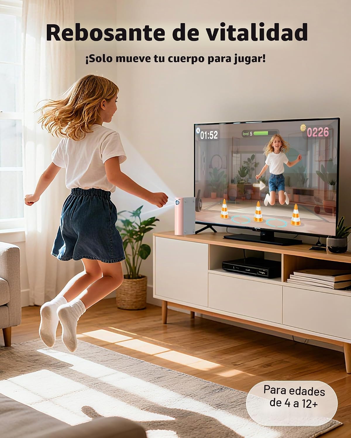 Consola de juegos AR Motion para niños: sistema de videojuegos de T...