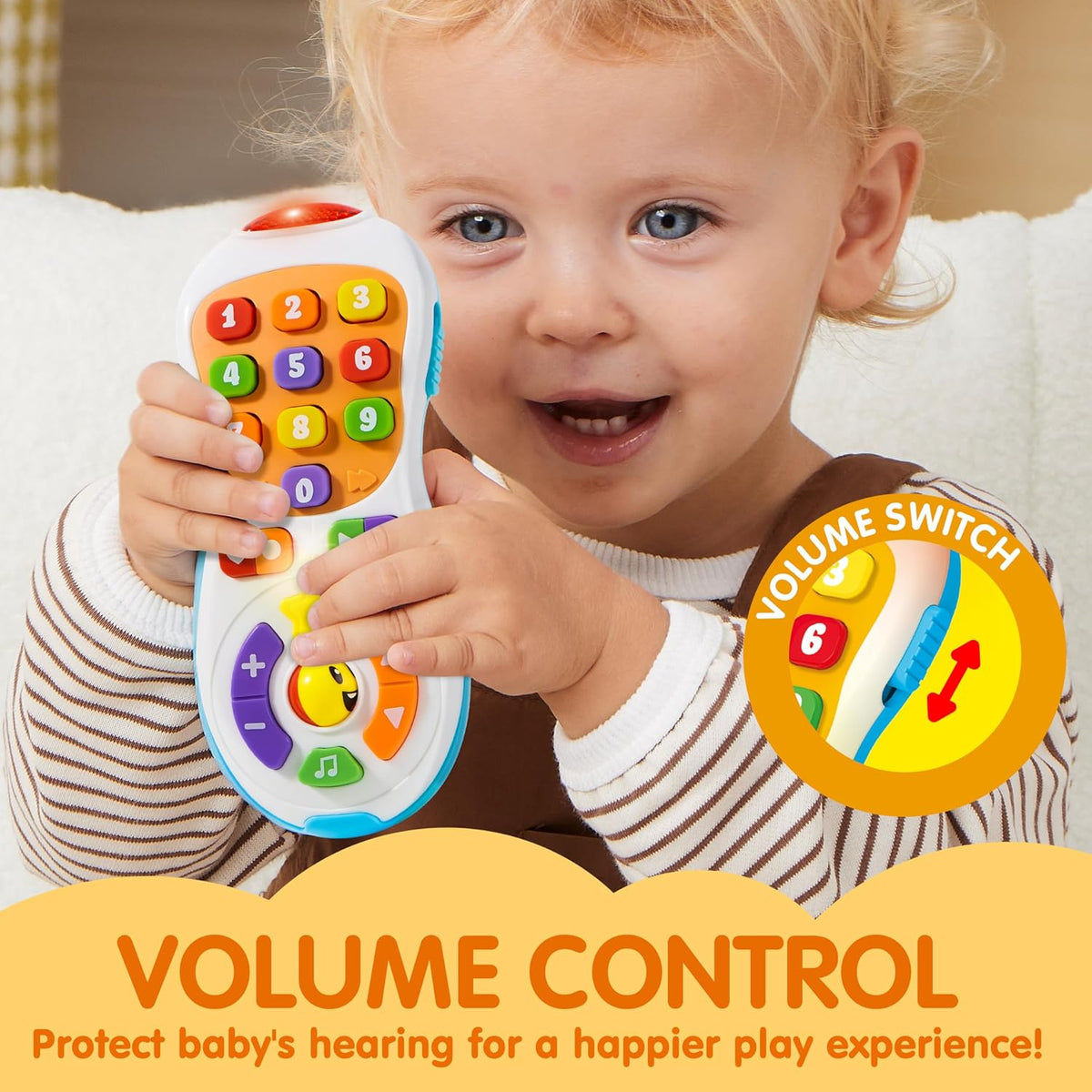 JOYIN Juguetes para bebés de 6 a 12 meses, juguete de control remot...