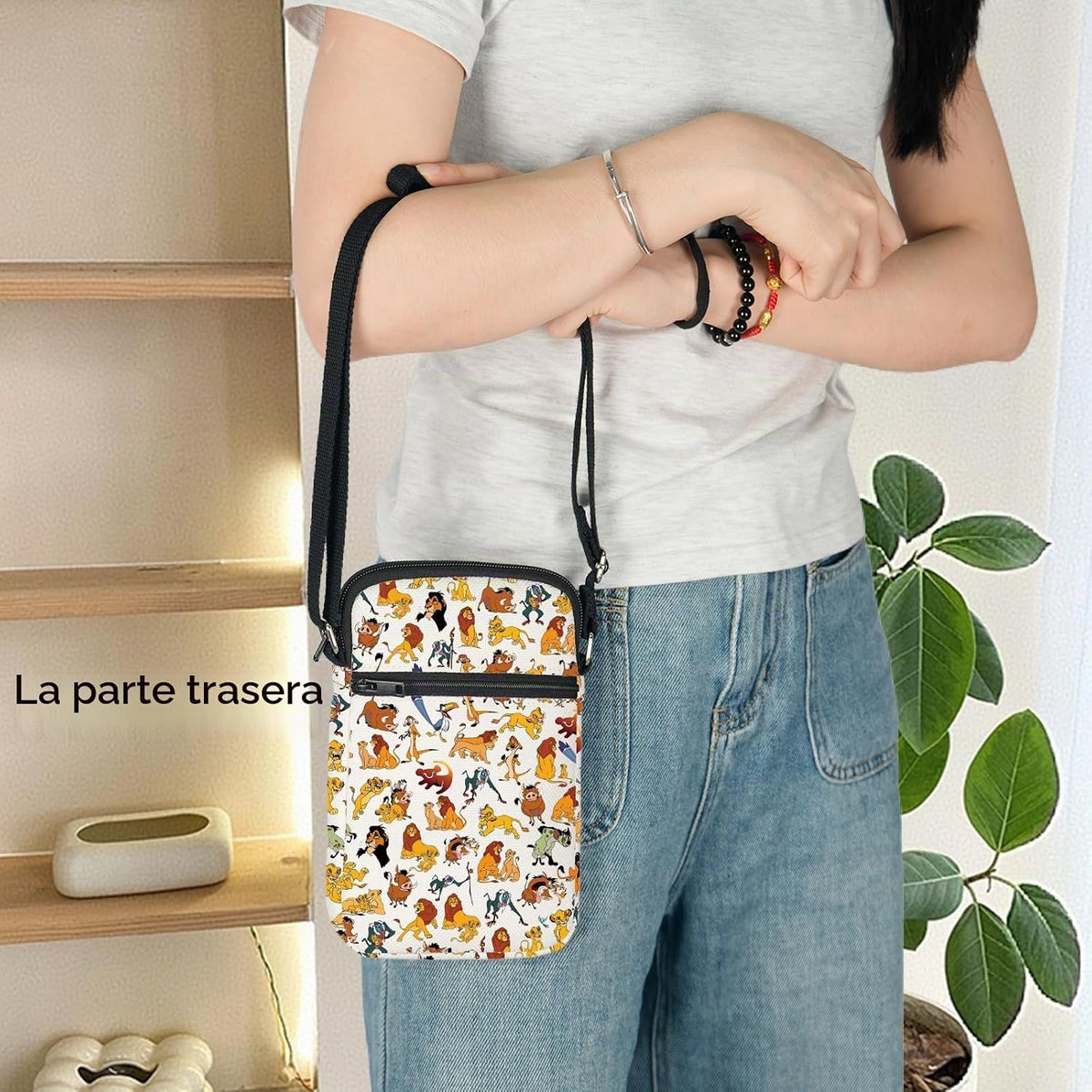 KEYCHIN Simba Lion Crossbody Bag Scar Fans Regalos Mufasa y Sarabi...