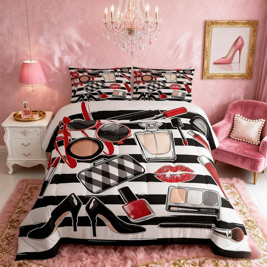Homewish Makeups - Juego de edredón tamaño Queen, juego de ropa de...