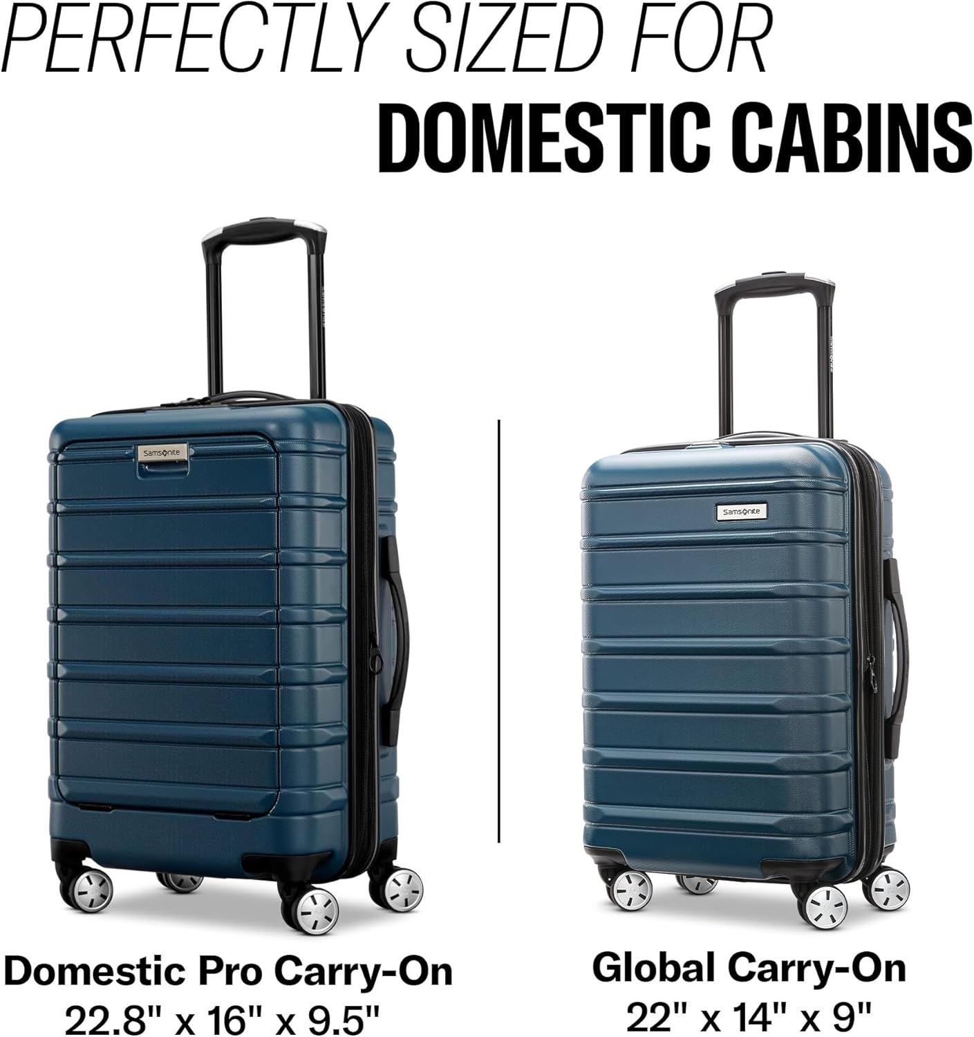 Samsonite Omni 2 - Equipaje rígido extensible con ruedas giratorias...