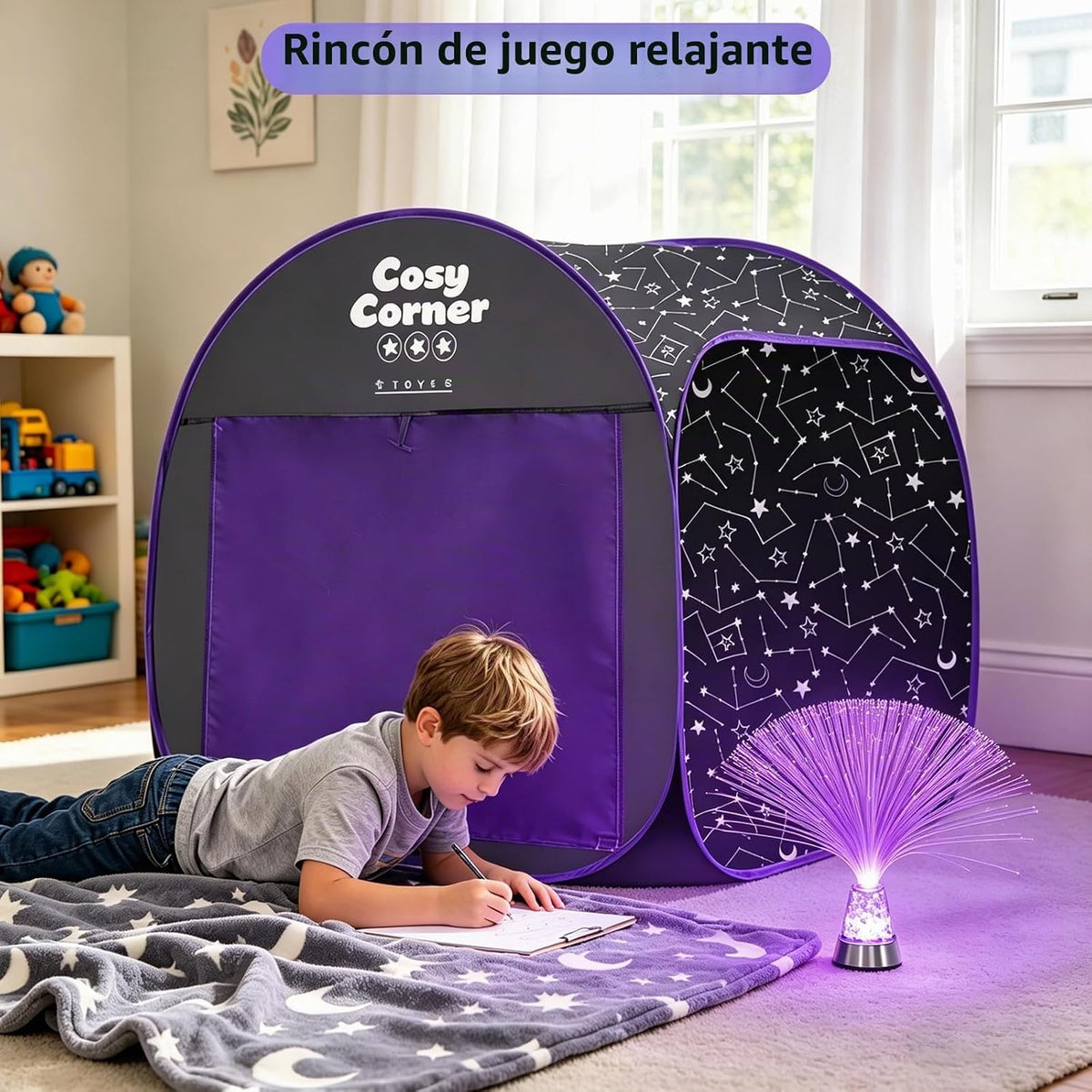 Tienda de campaña sensorial para niños, tienda de campaña desplegab...