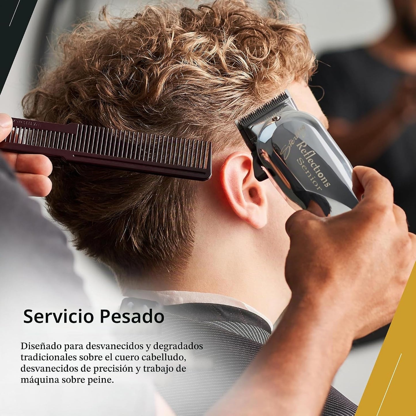 Cortador clásico con carcasa de metal y cromado, Wahl Professional...