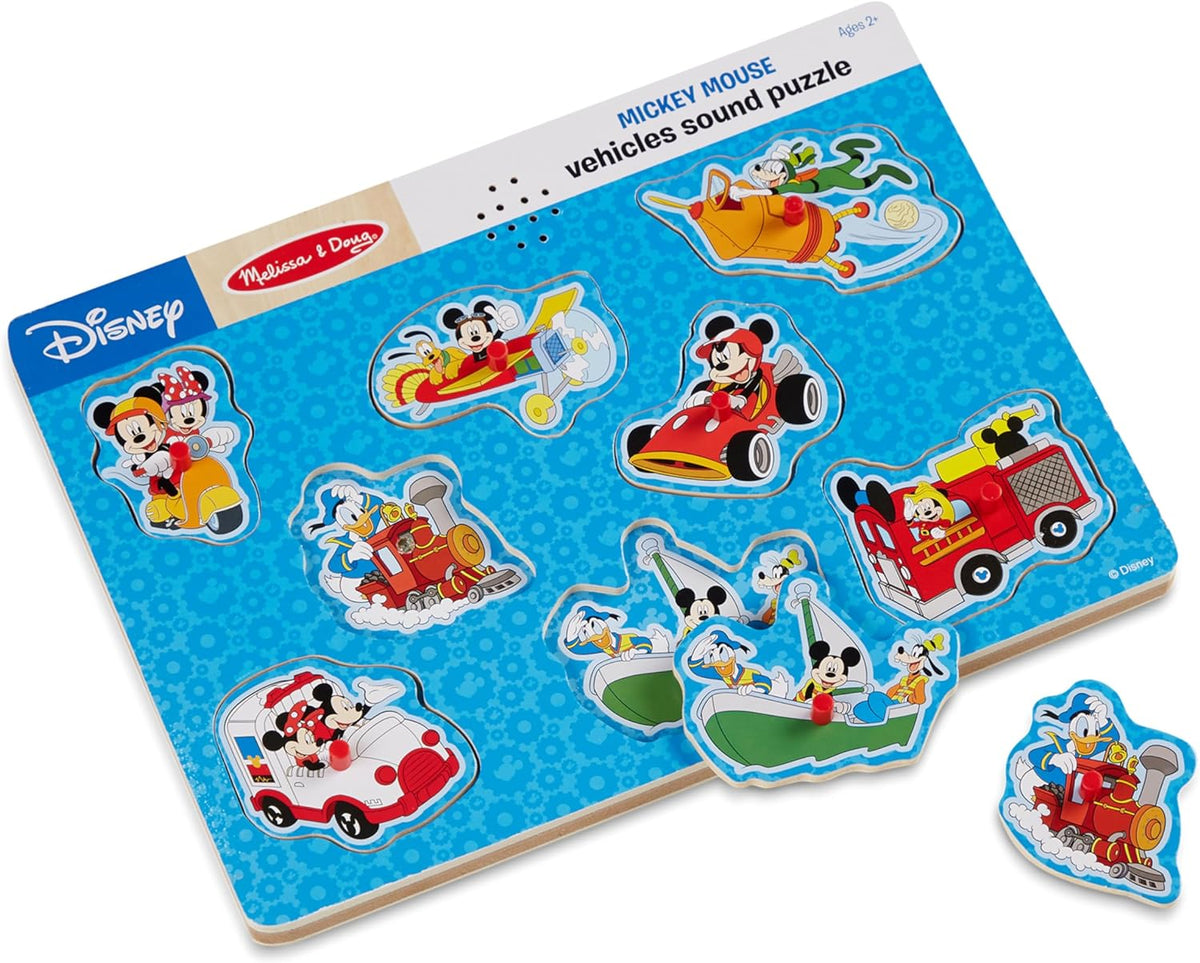 Melissa & Doug Disney Mickey Mouse y sus amigos Rompecabezas con so...