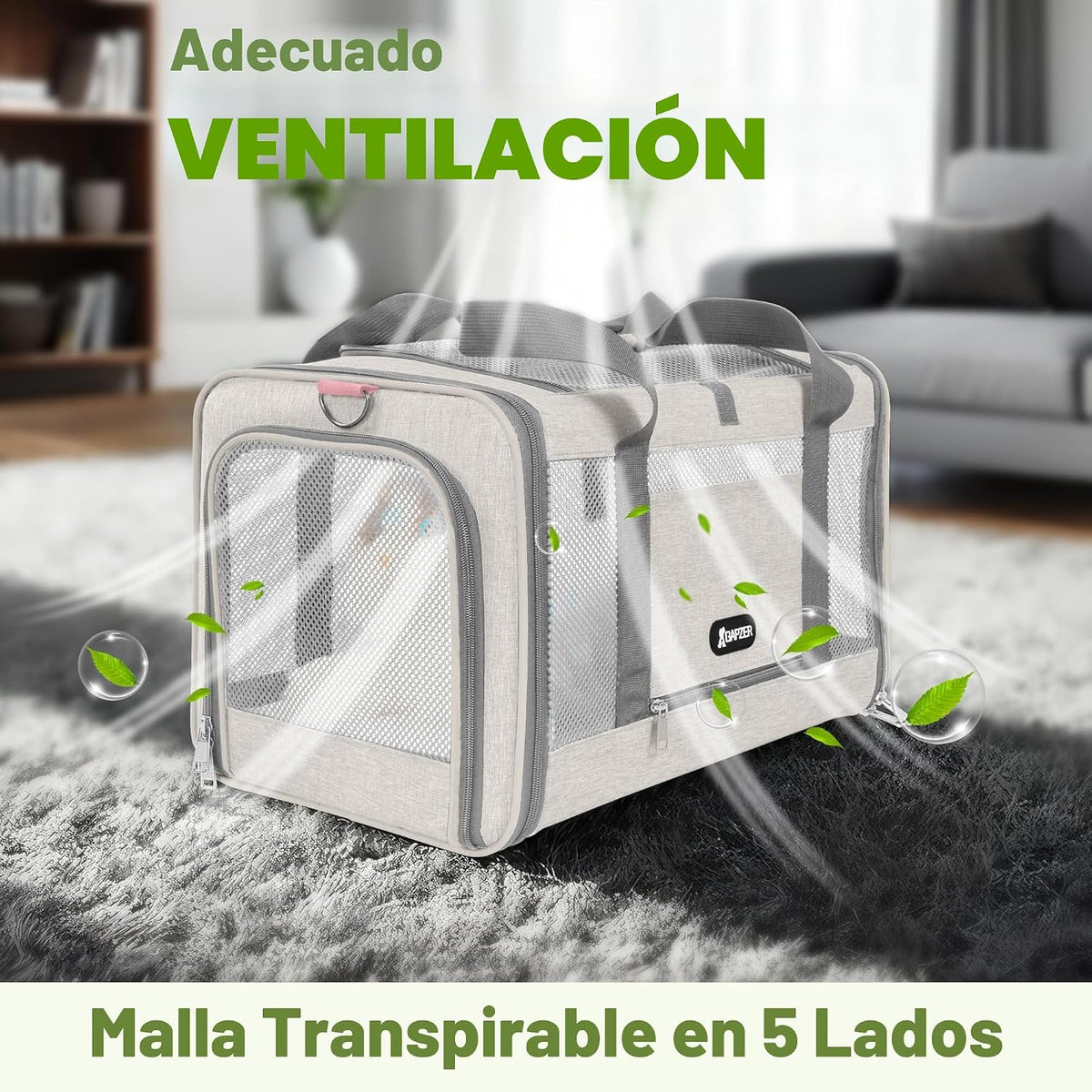 GAPZER - Transportador para gatos aprobado por aerolíneas estadouni...