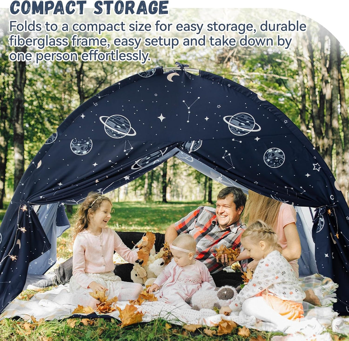 Toldo de la tienda de la cama individual, galaxia espacial niños ti...