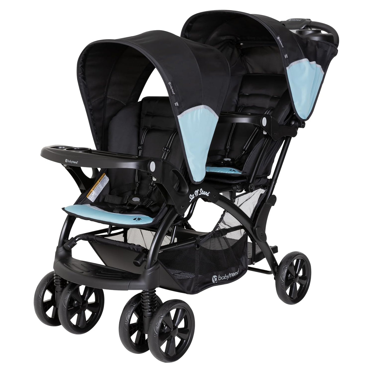 Baby Trend Sit N' Stand® - Cochecito doble, color azul desierto