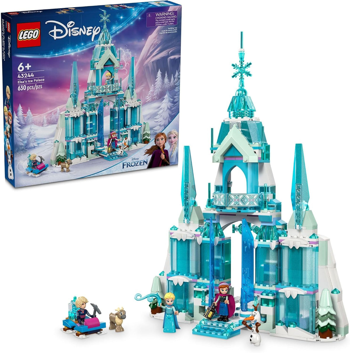 LEGO Disney Frozen - Juego de construcción del Palacio de Hielo de...