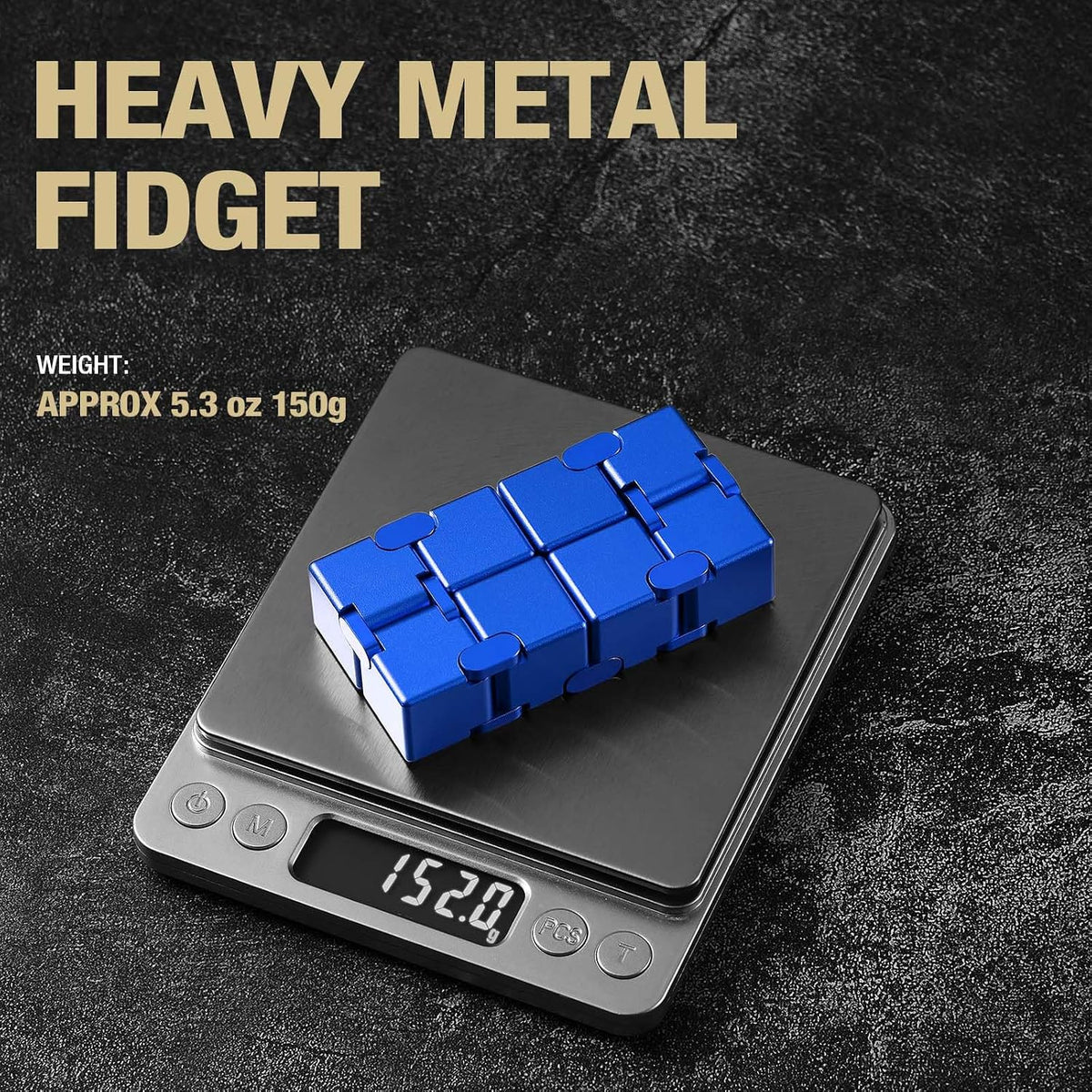 Cubo infinito de metal para adultos, juguete genial para el hogar,...