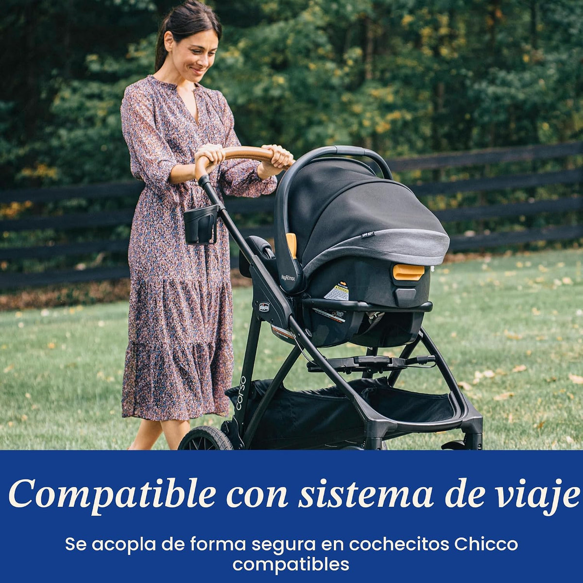 Chicco KeyFit Max ClearTex - Asiento infantil para automóvil y port...