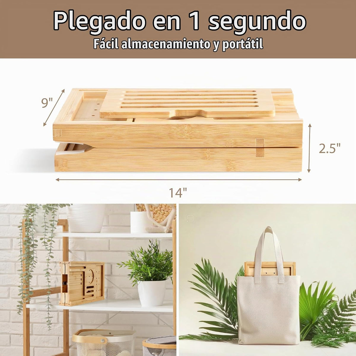 Realgulf Bandeja de bañera de bambú, ajustable de 28 a 40 pulgadas...
