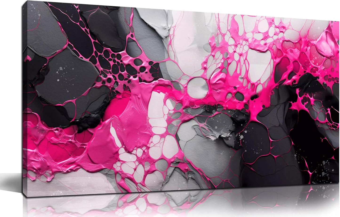 WDHCG Arte abstracto de pared para dormitorio, decoración de pared...