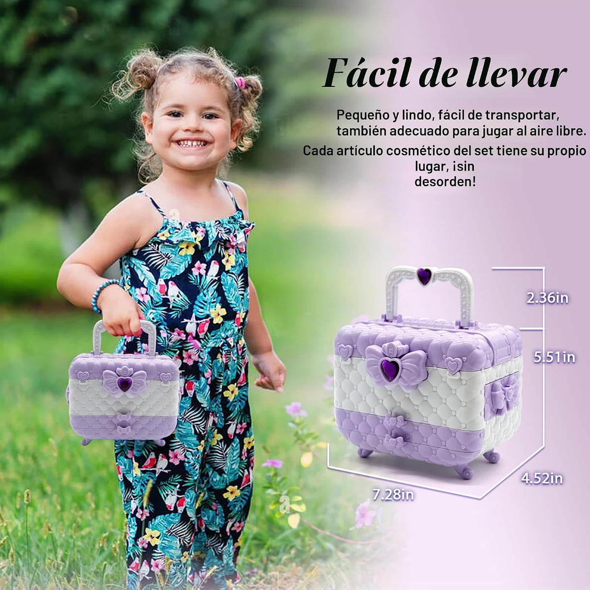Juegos de maquillaje para niñas \u2013 Kit de maquillaje para niñas...