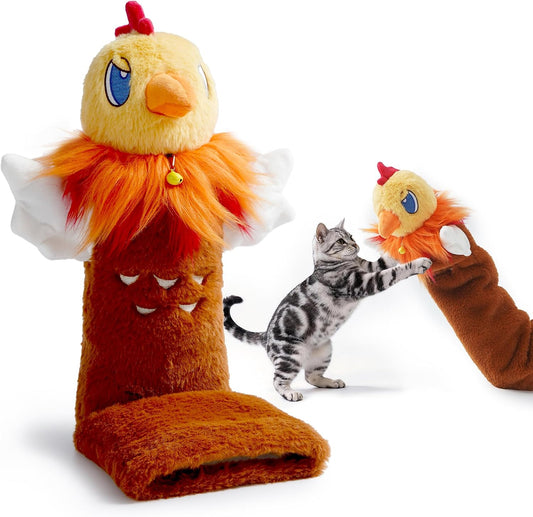 PURETOY Guante de lucha para gatos, luchador de marionetas de gato...