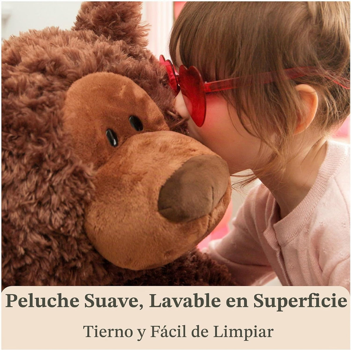 GUND Oso de peluche gigante Philbin, oso de peluche grande, animal...