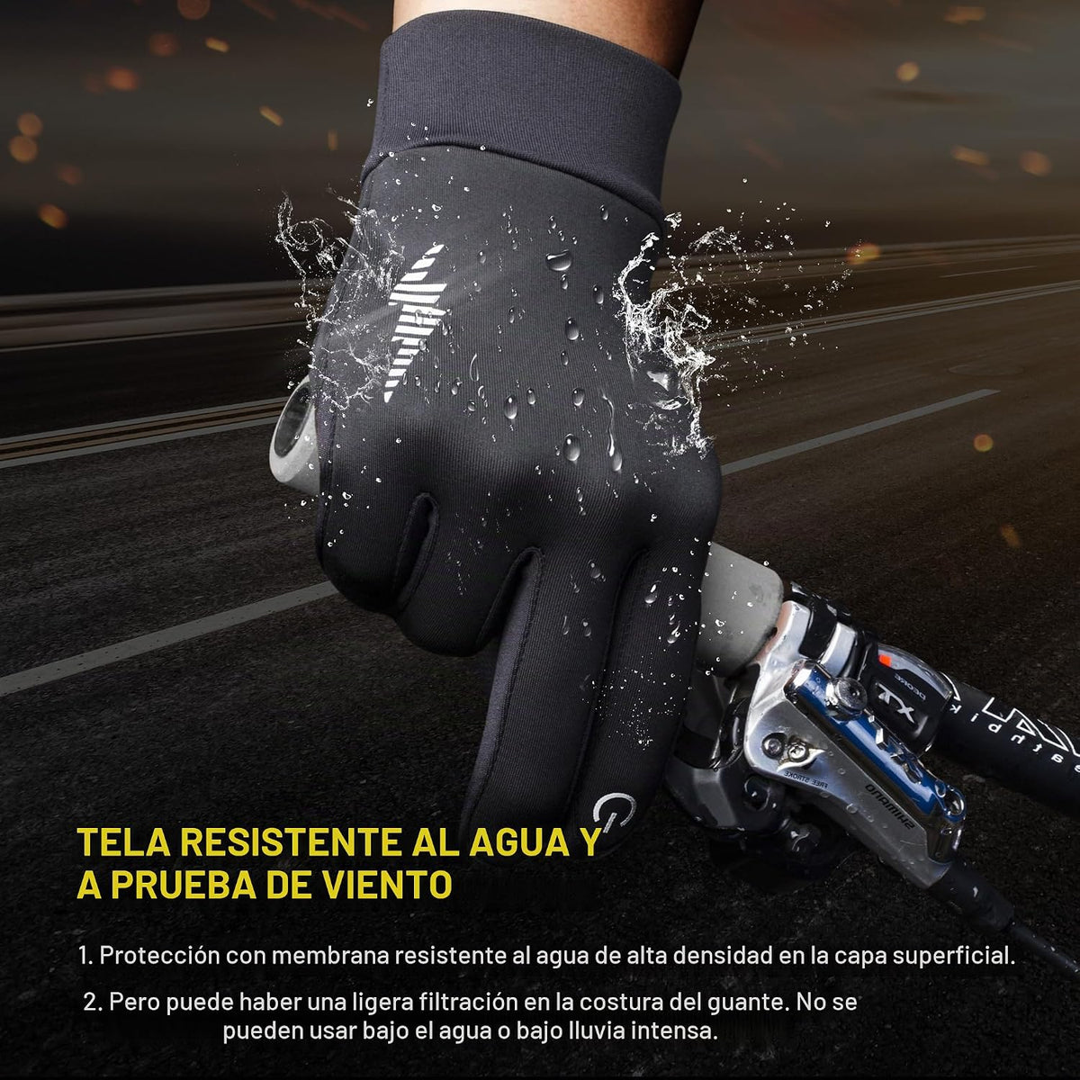 SIMARI Guantes de invierno para mujeres y hombres, con forro, para...