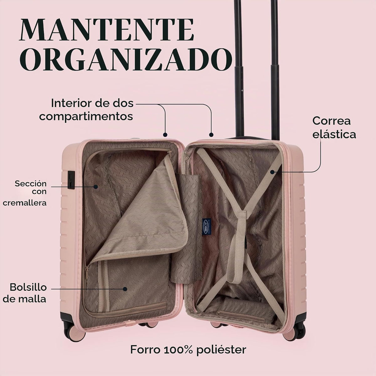 Bric's B|Y Ulisse - Maleta giratoria - Equipaje de mano de 21 p...