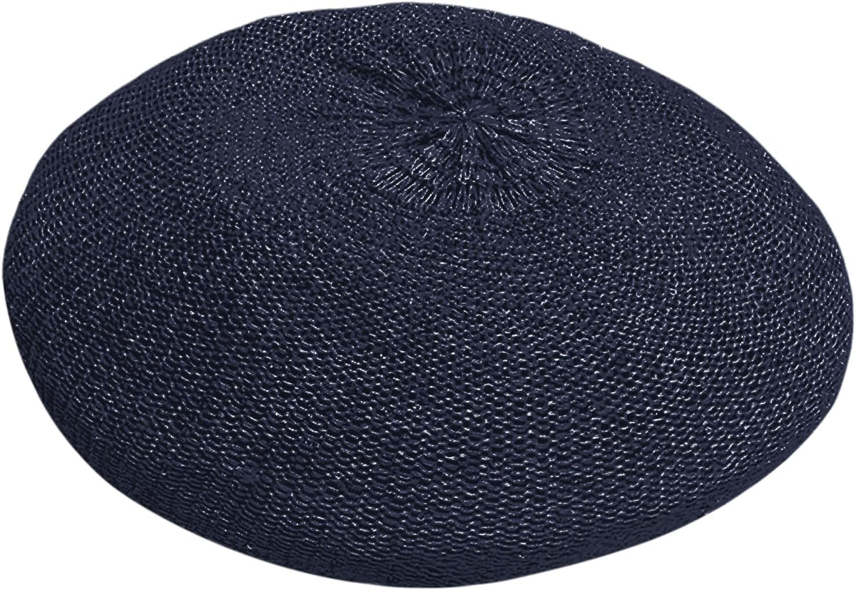 MOSSTYUS Boina ligera de encaje para mujer, diseño floral, transpir...