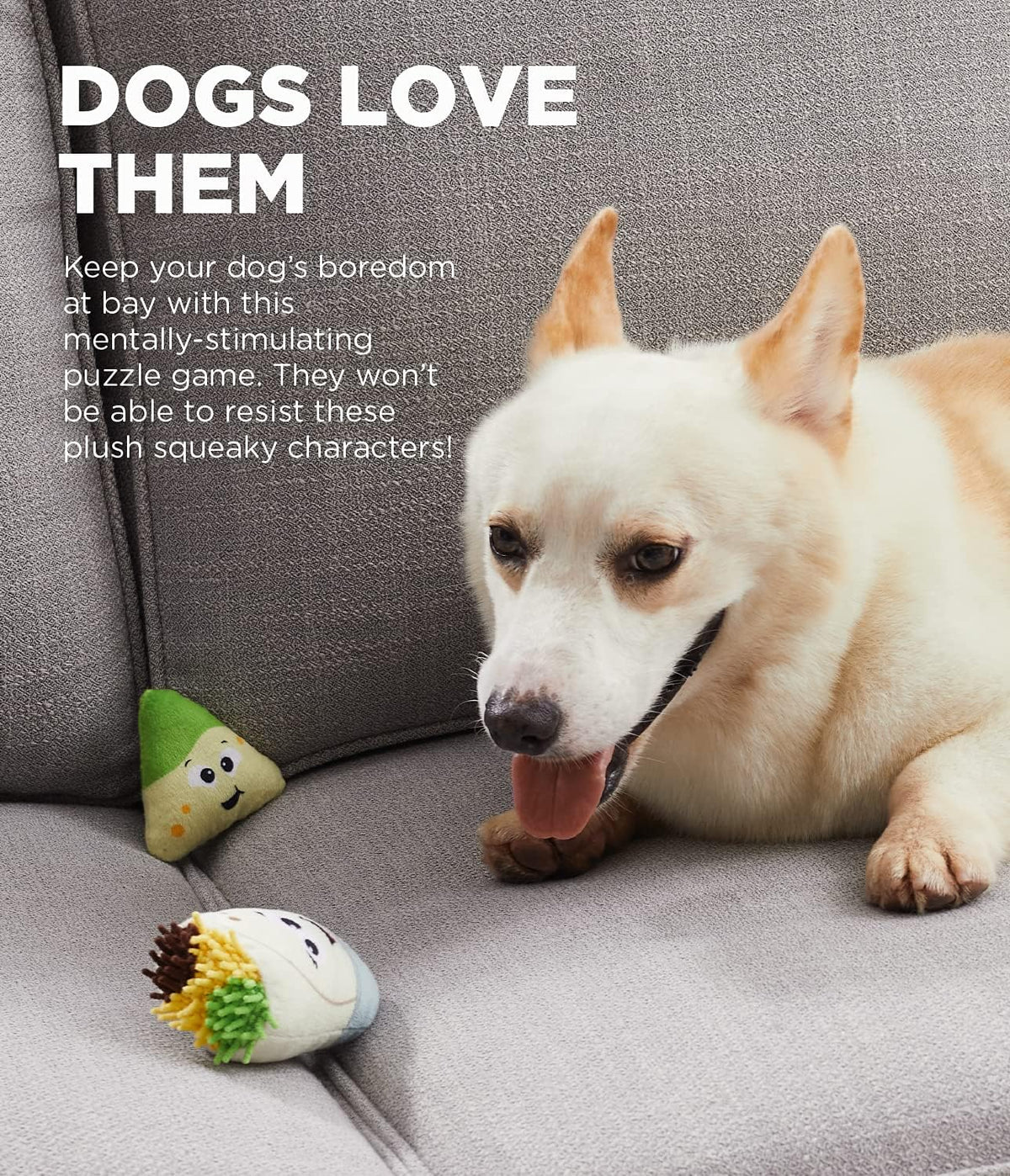 Outward Hound Hide A Taco peluche de juguete para perros