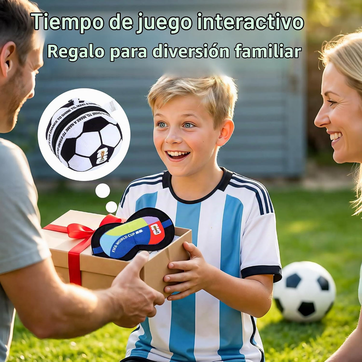 MESUCA Almohada de viaje de la Copa Mundial de la FIFA 2026 con más...