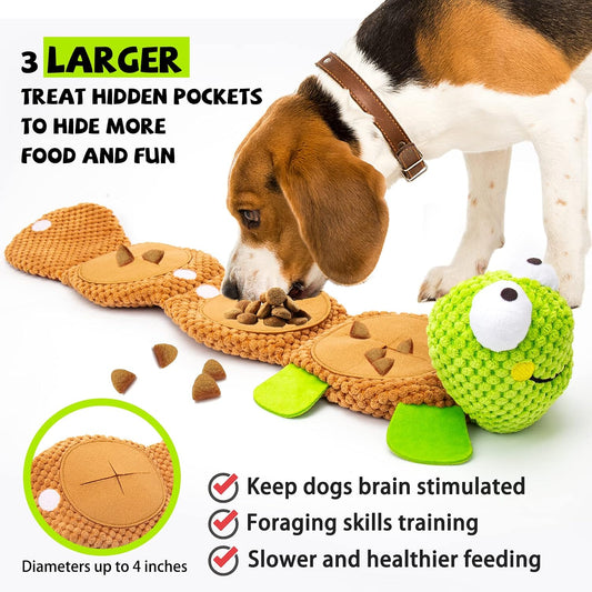 lilfrd Juguete de enriquecimiento de rompecabezas para perros, jugu...