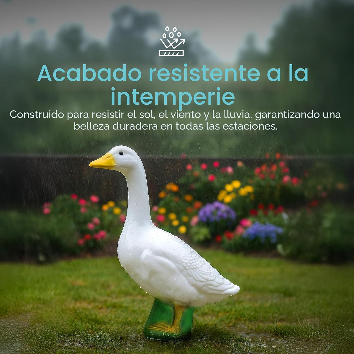 Union 61100 estatua de ganso salvaje para patio o jardín | Figura d...